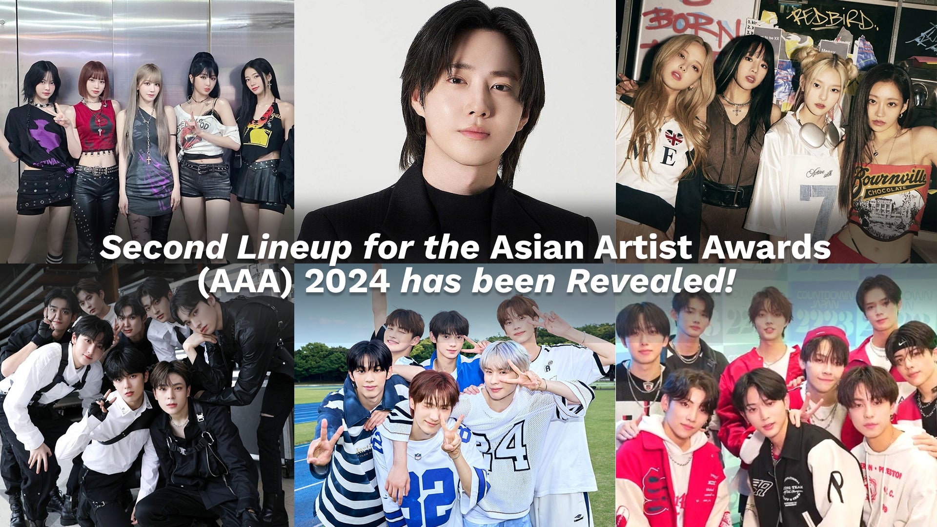 Second Lineup for the Asian Artist Awards (AAA) 2024 has been
