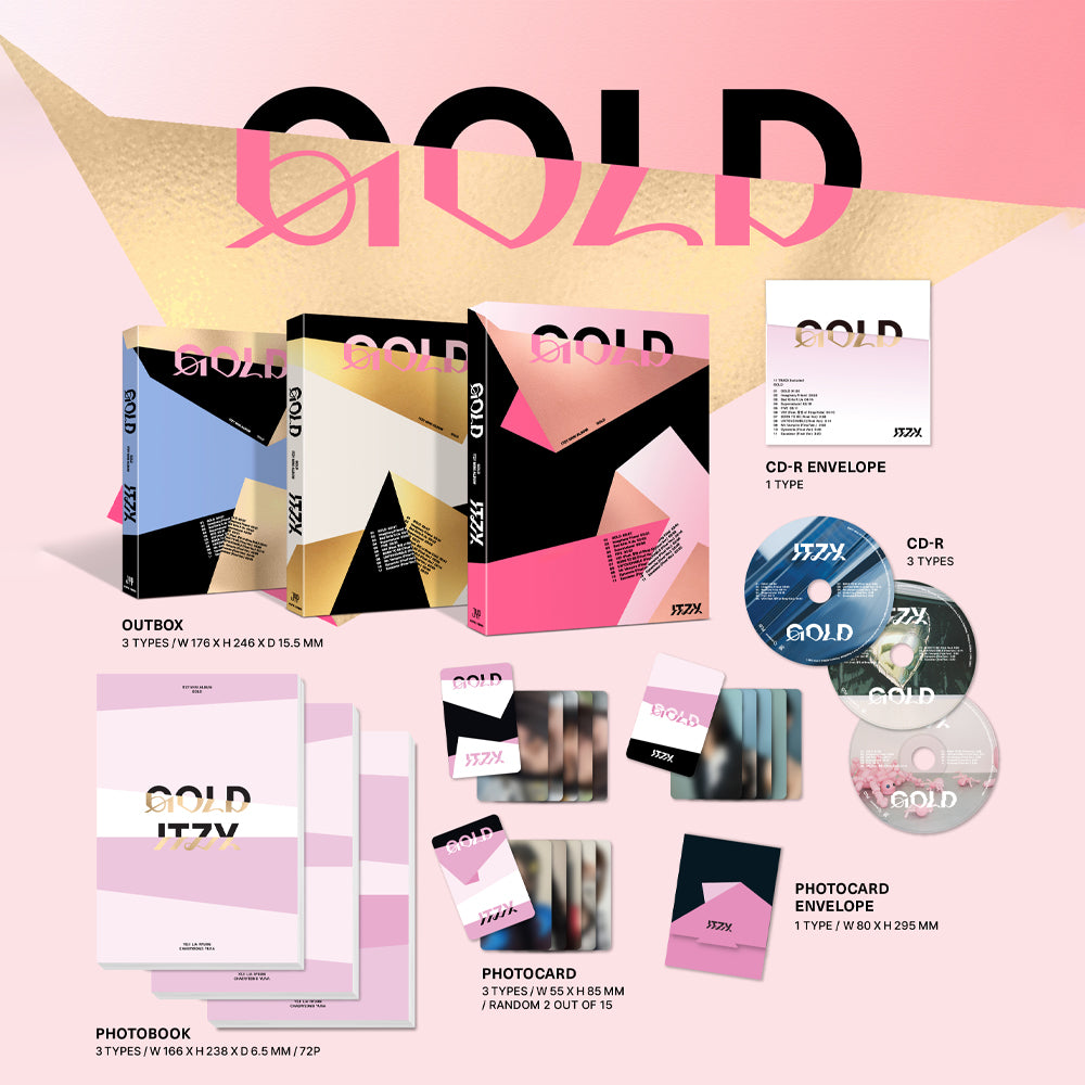 ITZY - Gold (Standard Ver.) 9th Mini Album