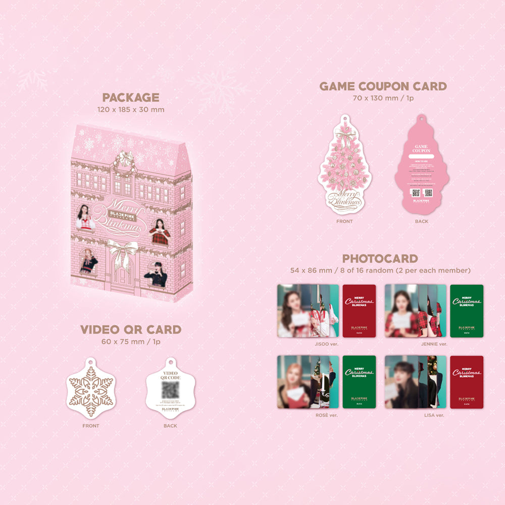 BLACKPINK - The Game Coupon Card Collection (2024 Blackpink Christmas)