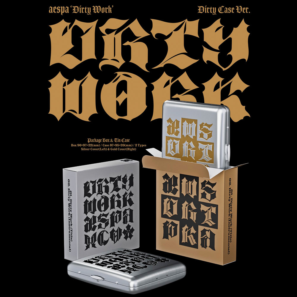 AESPA - Dirty Work (Dirty Case Ver.) Single Album