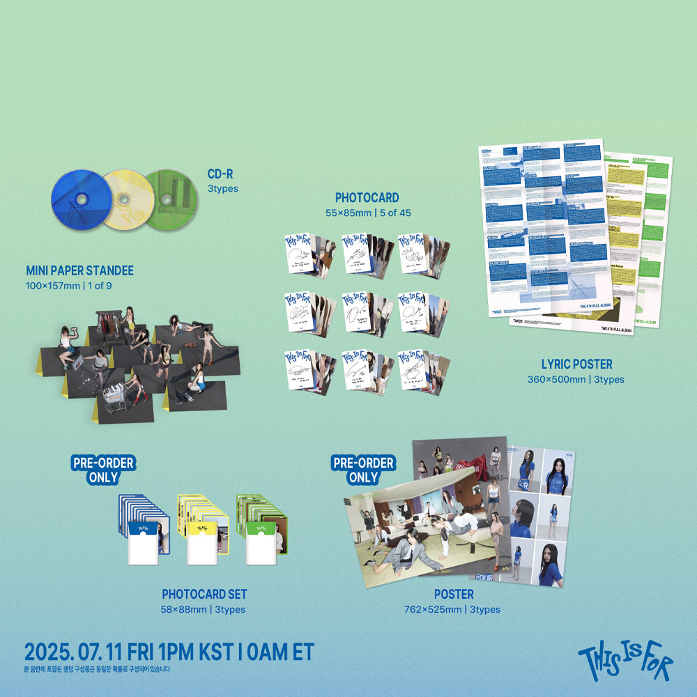 TWICE - This is For (Standard Ver.) The 4th Album