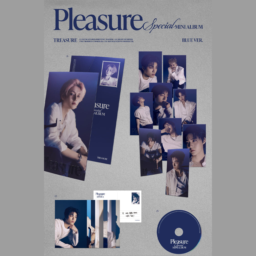 TREASURE - Pleasure (BLUE Ver.) Special Mini Album