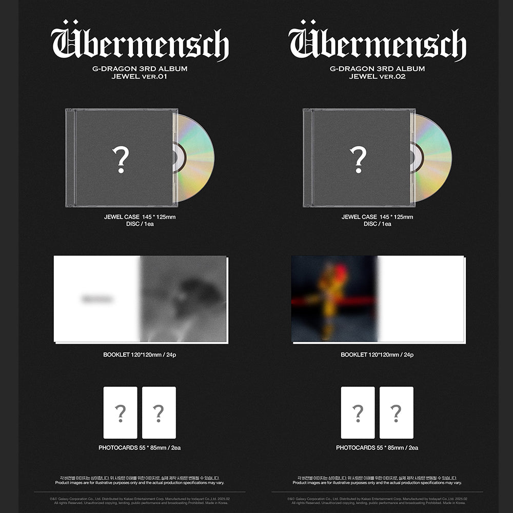 G-DRAGON - Übermensch (Jewel Case Ver.)