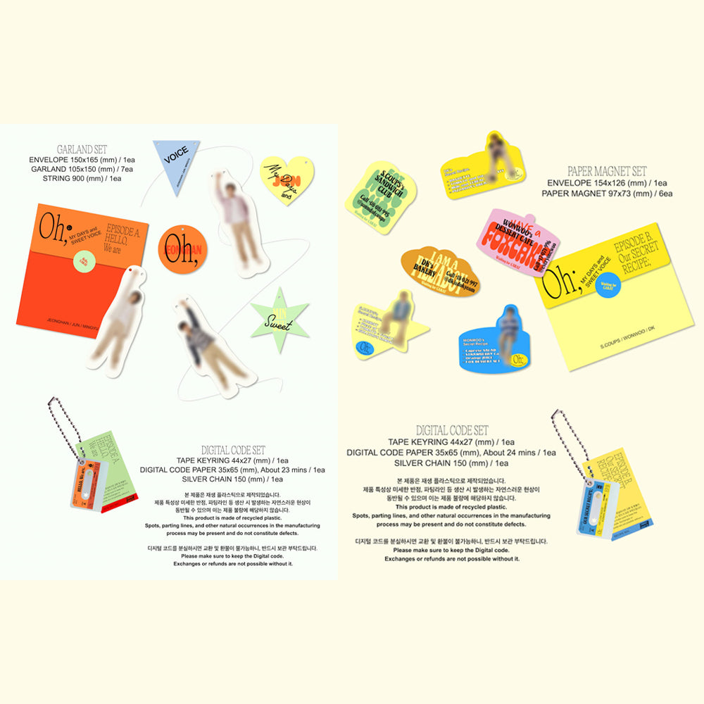 SEVENTEEN - Oh, My Days and Sweet Voice Unit Photobook (Episode A, B, C, D)