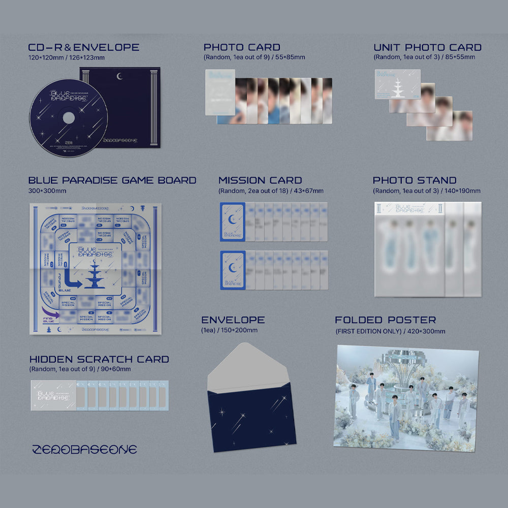 ZEROBASEONE - Blue Paradise (Photobook Ver.) 5th Mini Album