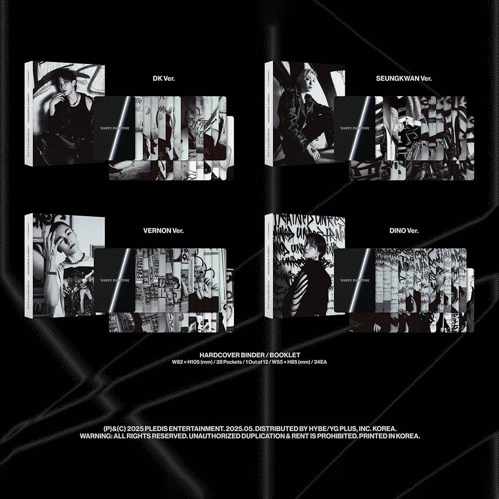 SEVENTEEN - HAPPY BURSTDAY (Daredevil Ver.) 5th Album