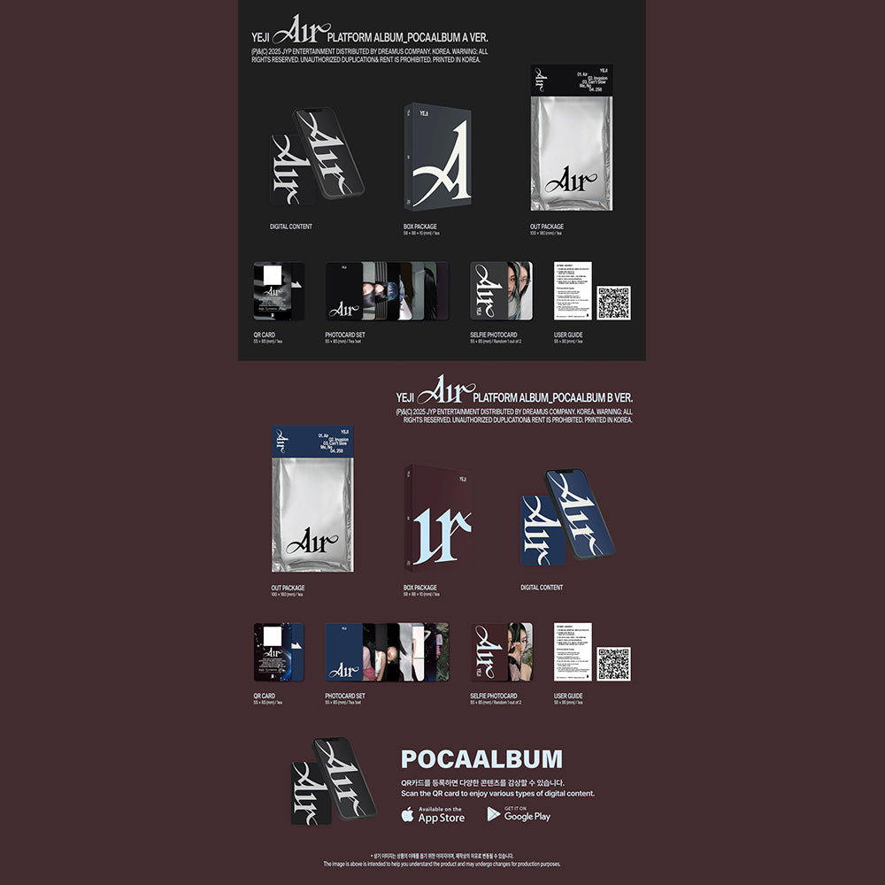 YEJI - Air (POCAAlbum Ver.)