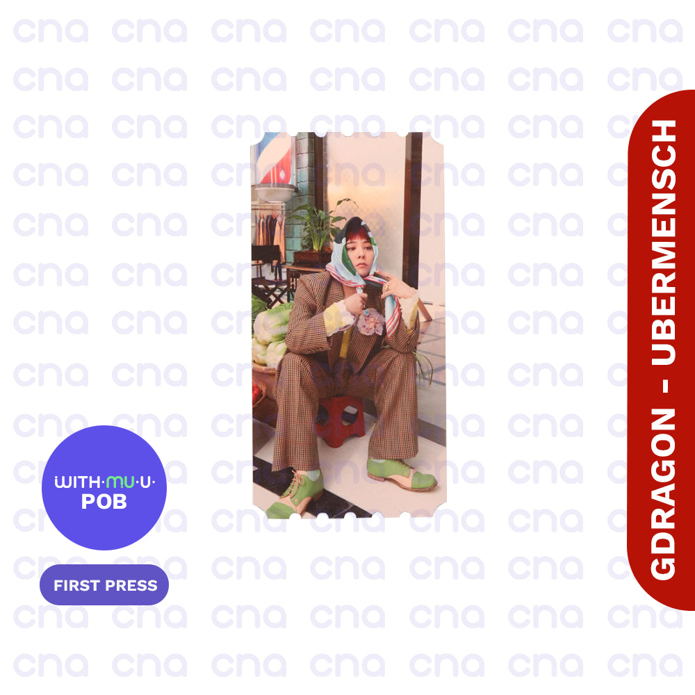 G-DRAGON - Übermensch Official Photocards and POBs