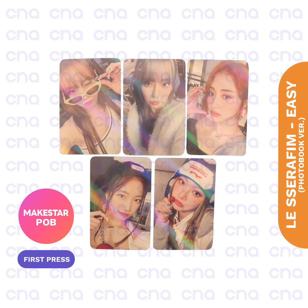 LE SSERAFIM - Official Photocards and POBs