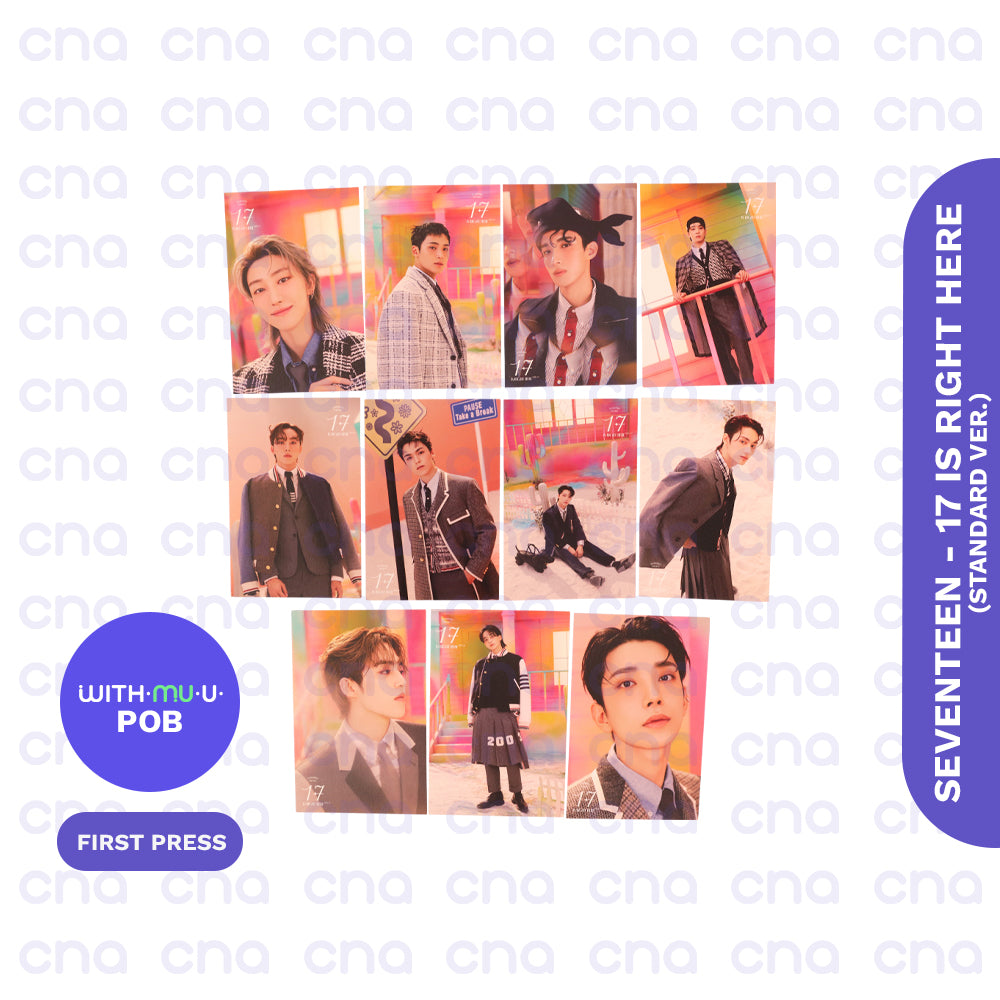 SEVENTEEN - 17 IS RIGHT HERE (Standard Ver.) Official Photocards and POBs