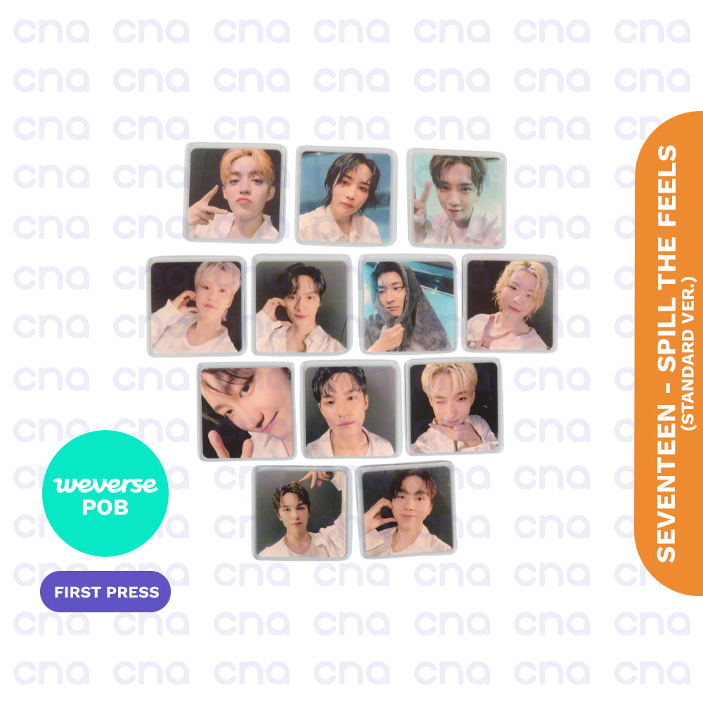 SEVENTEEN - Spill the Feels Official Photocards and POBs