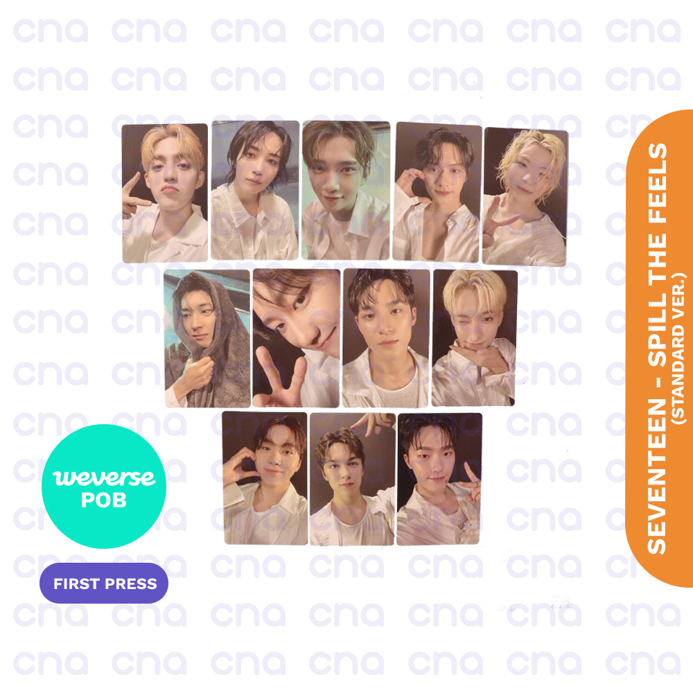 SEVENTEEN - Spill the Feels Official Photocards and POBs