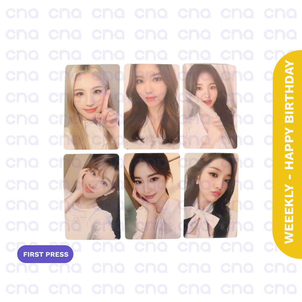 WEEEKLY - Official Photocards and POBs