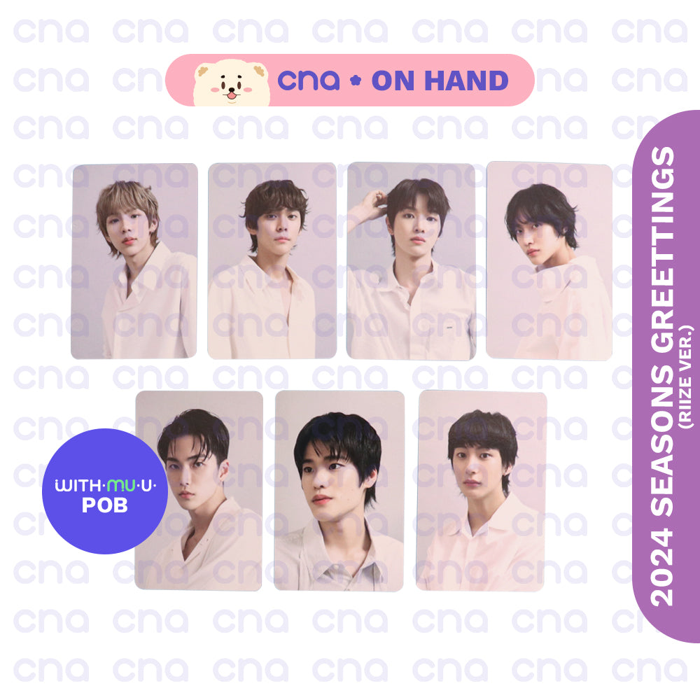 RIIZE - Official Photocards and POBs