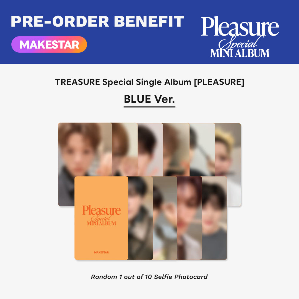 TREASURE - Pleasure (BLUE Ver.) Special Mini Album