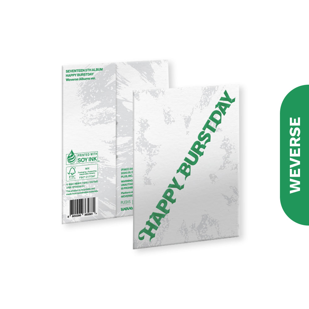 SEVENTEEN - HAPPY BURSTDAY (Weverse Albums Ver.) 5th Album
