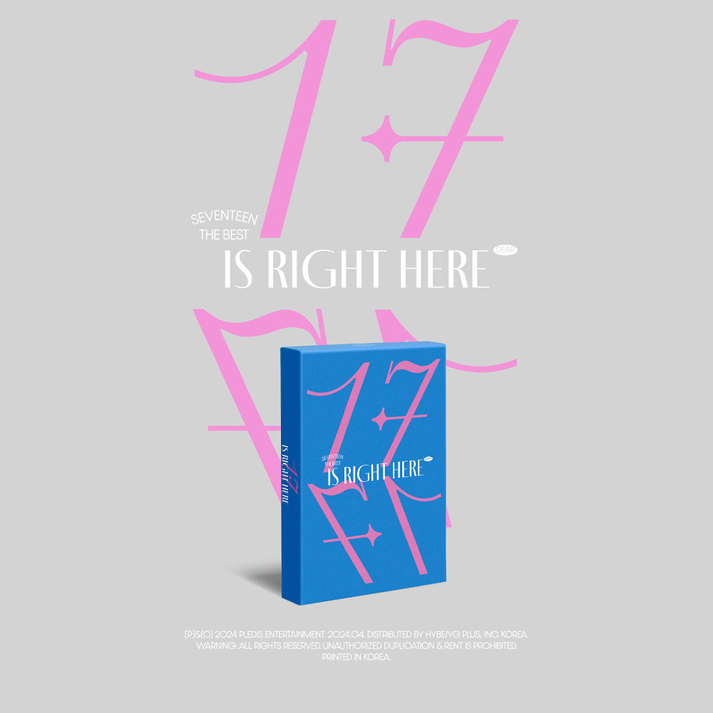SEVENTEEN - 17 is Right Here (Dear Version) Best Album (Unsealed and No Weverse Qr)