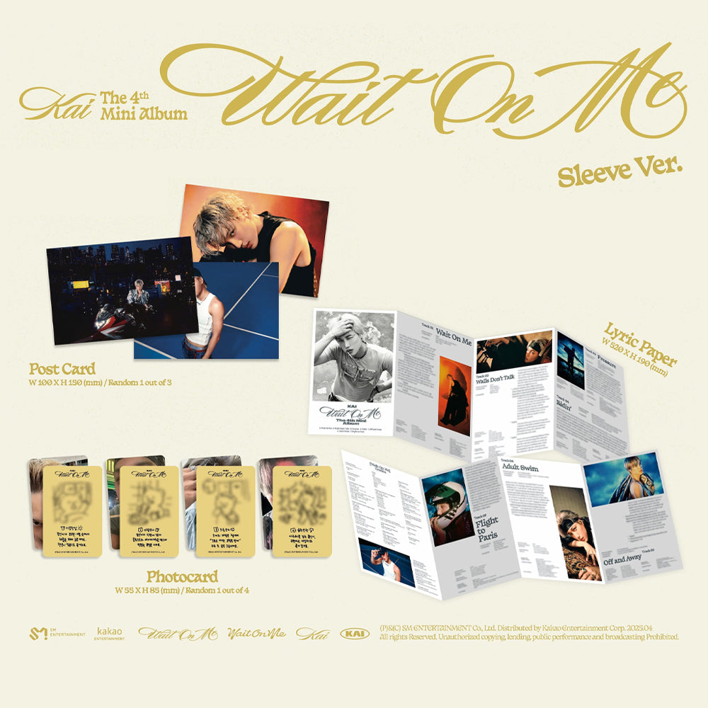 KAI - Wait On Me (Sleeve Version) 4th Mini Album