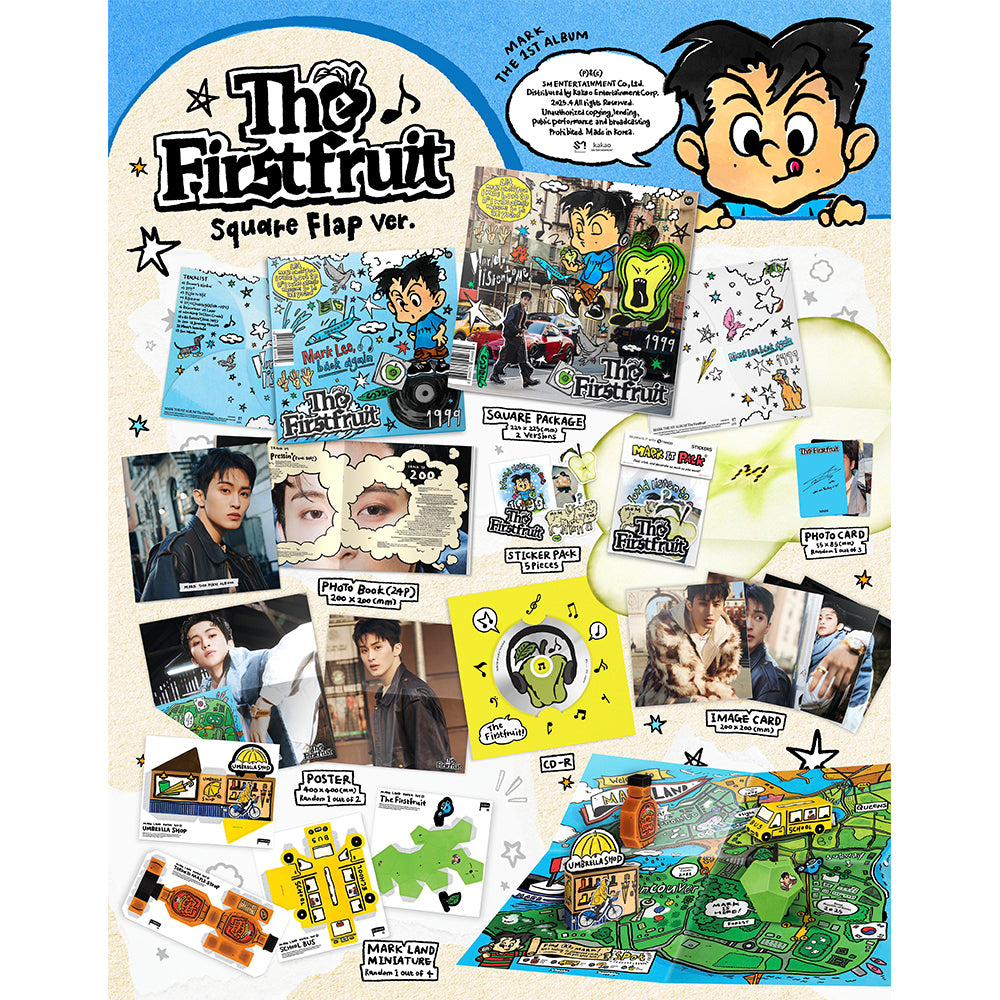 MARK - The Firstfruit (Square Flap Version) 1st Full Album
