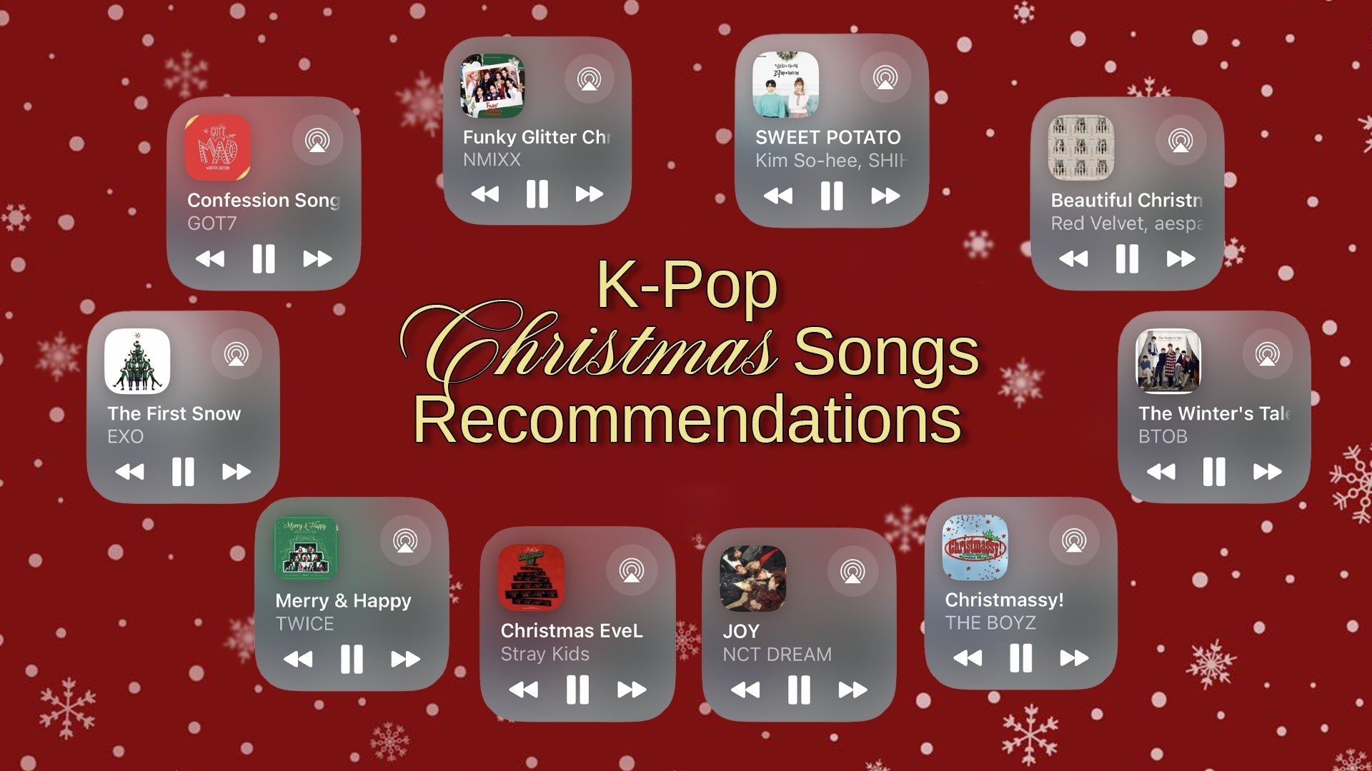 K-Pop Christmas Songs Recommendations