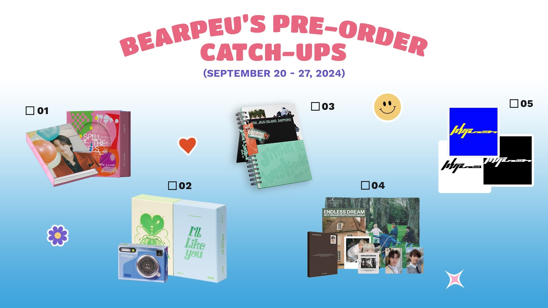 BEARPEU’S PRE-ORDER CATCH-UPS: SEVENTEEN’s ‘Spill the Feels’ CARAT Version and More