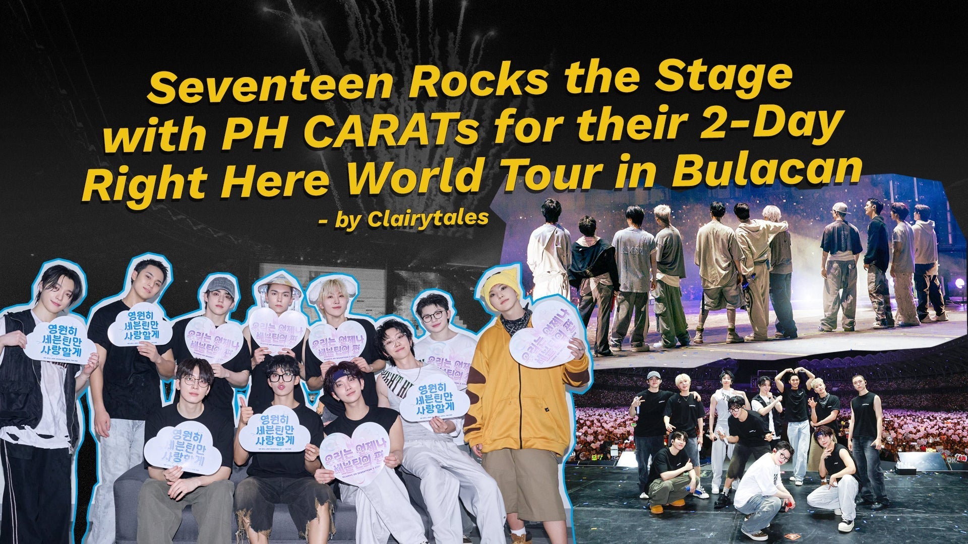 Seventeen Rocks the Stage with PH CARATs for their 2-Day Right Here World Tour in Bulacan