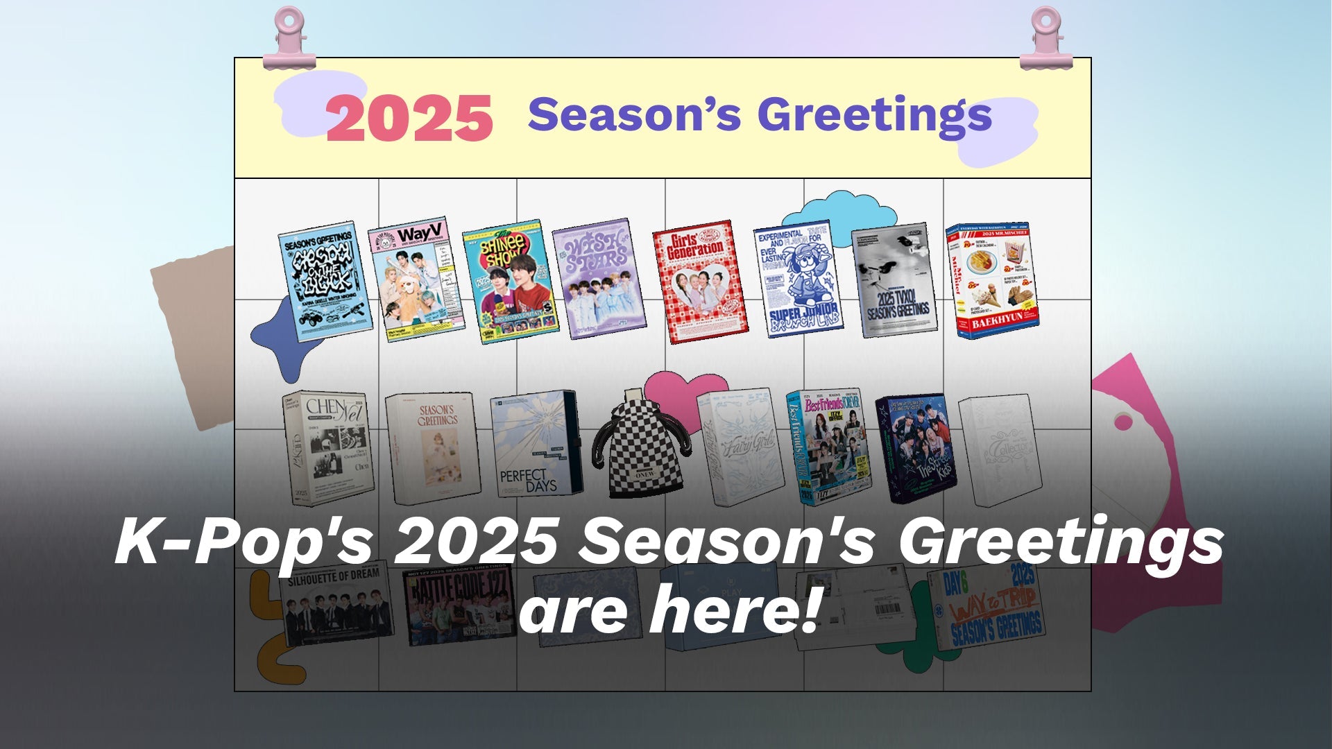 K-Pop's 2025 Season's Greetings are here!