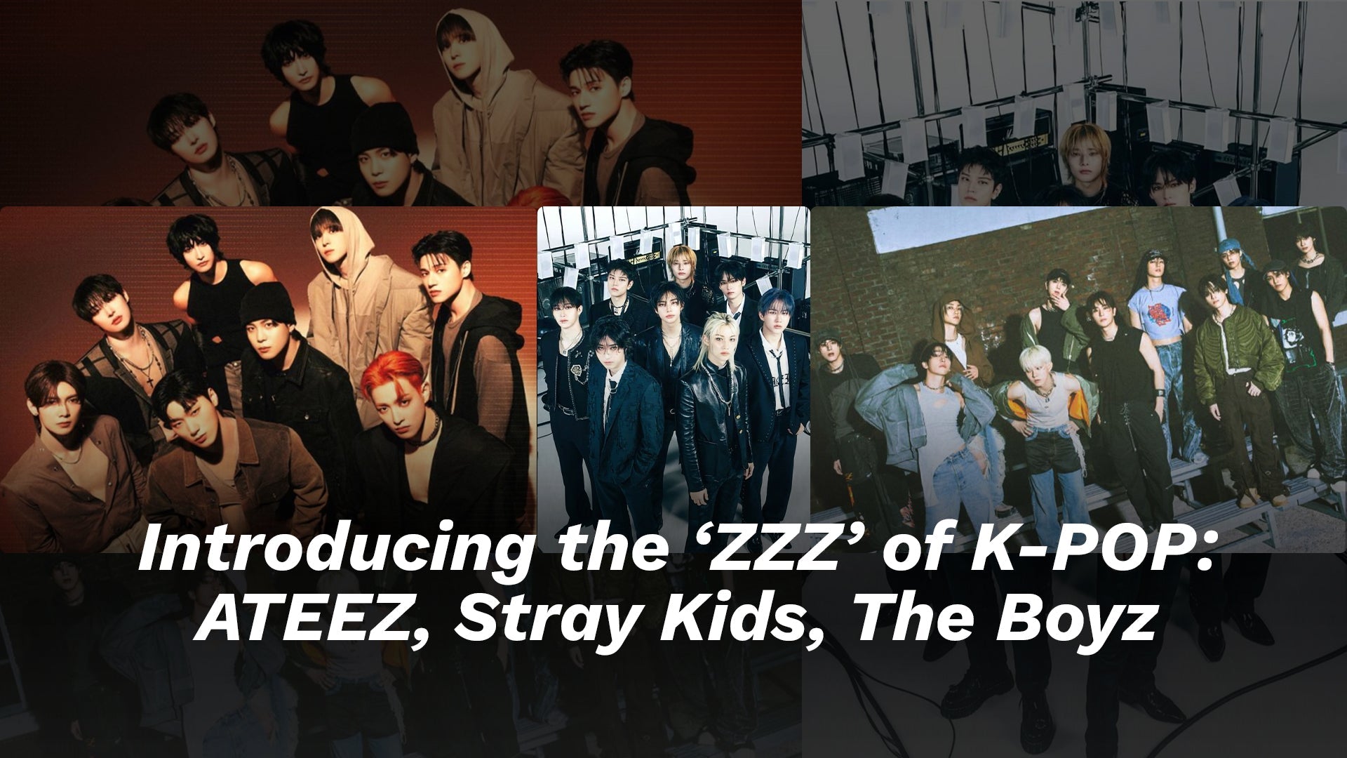 Introducing the 'ZZZ' of K-POP: ATEEZ, Stray Kids, The Boyz