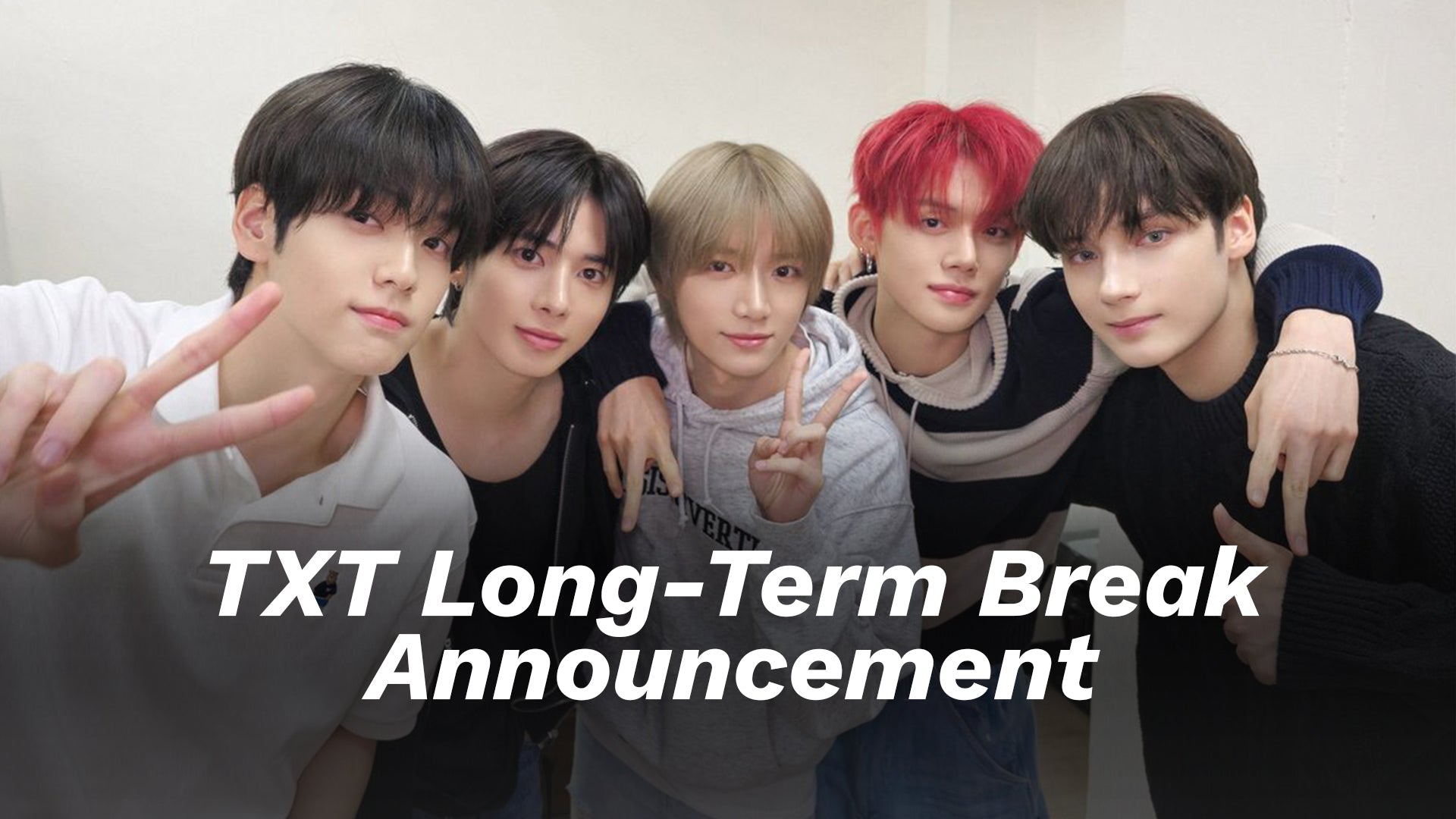 Tomorrow X Together Long-Term Break Announcement