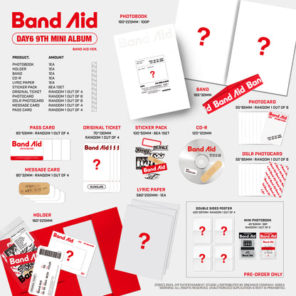 DAY6 - Band Aid (Standard Ver.) 9th Mini Album