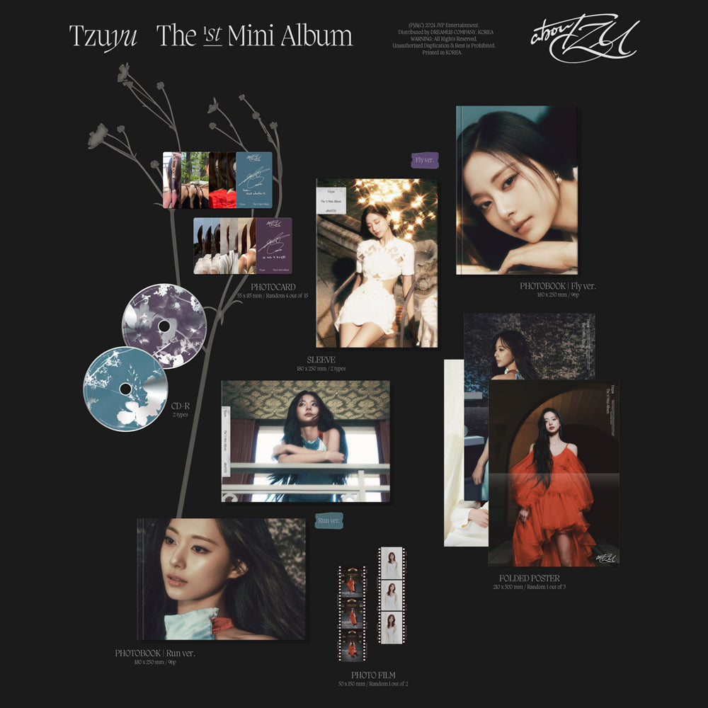 TZUYU - AbouTZU (Photobook Ver.) with WITHMUU POB (1st Mini Album)