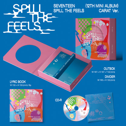 [PRE-ORDER] SEVENTEEN - Spill the Feels (CARAT Ver.) 12th Mini Album