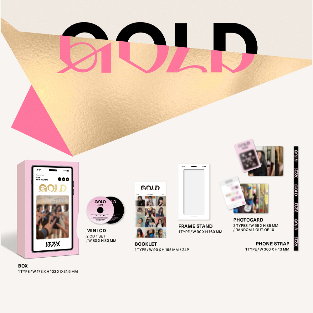 [PRE-ORDER] ITZY - GOLD (Phone Box Ver.) 9th Mini Album