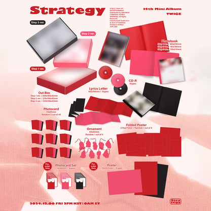 [PRE-ORDER] TWICE - STRATEGY (Standard Ver.) 14th Mini Album