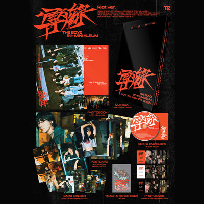 THE BOYZ - TRIGGER 導火線 (Standard Ver.) 9th Mini Album