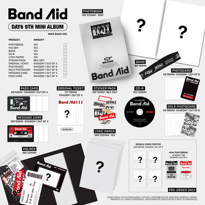 DAY6 - Band Aid (Standard Ver.) 9th Mini Album