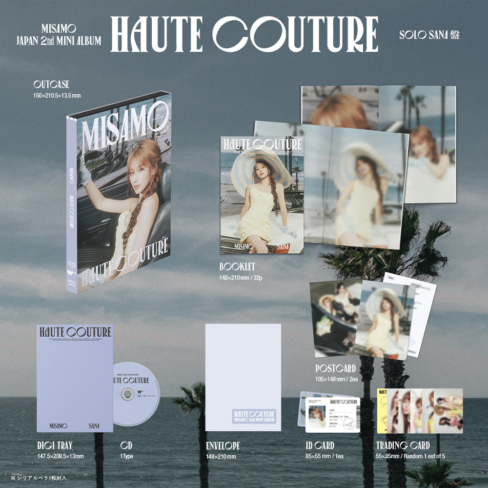 [PRE-ORDER] MISAMO - Haute Couture (Member Ver.) Japan 2nd Mini Album with WITHMUU POB