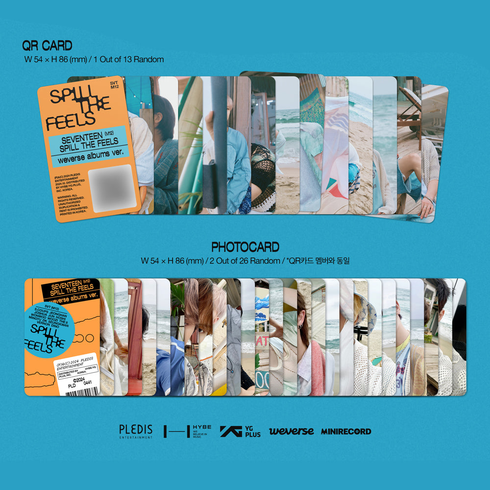 [PRE-ORDER] SEVENTEEN - Spill the Feels (Weverse Albums Ver.) 12th Mini Album