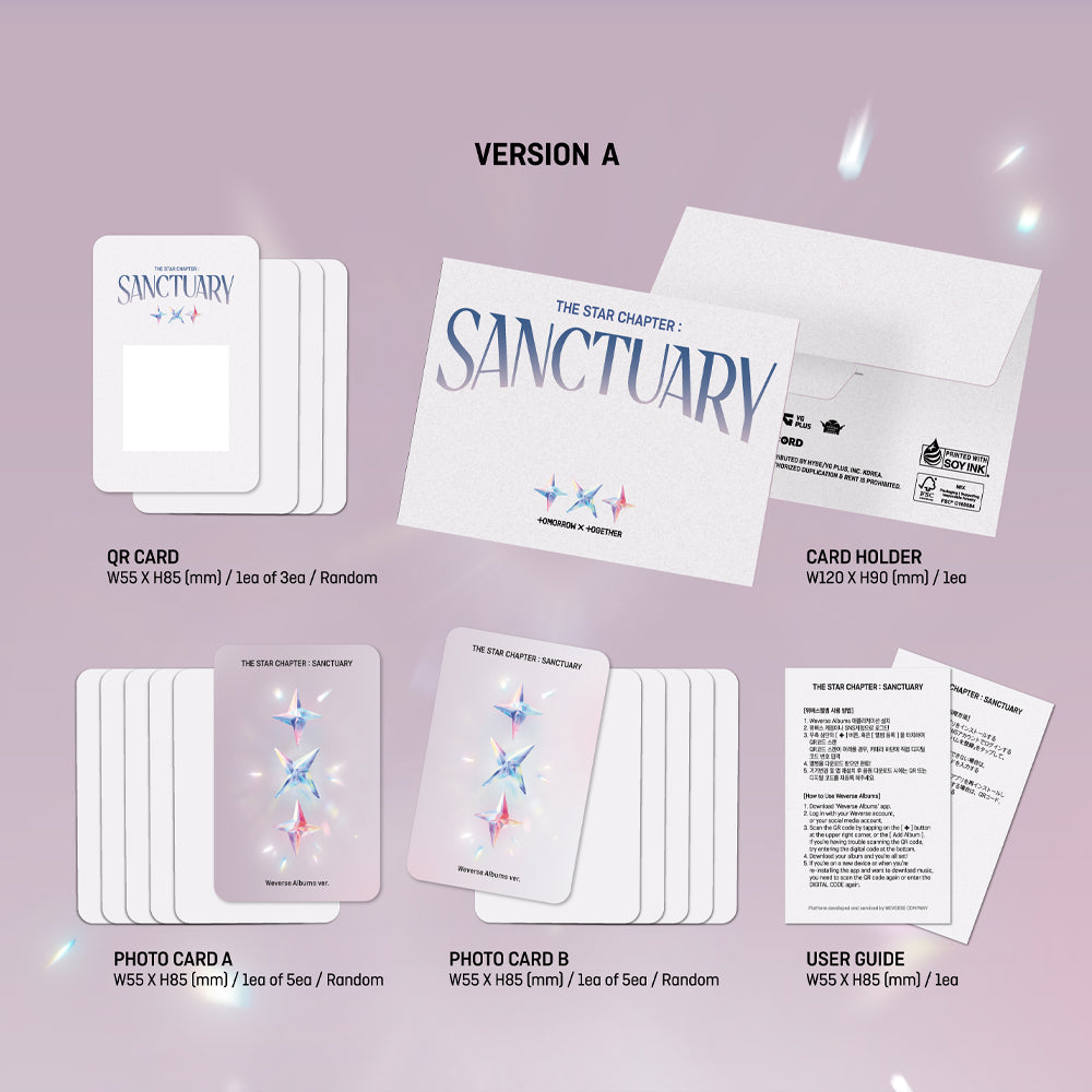 [PRE-ORDER] TOMORROW X TOGETHER - The Star Chapter : Sanctuary (Weverse Ver.) 7th Mini Album