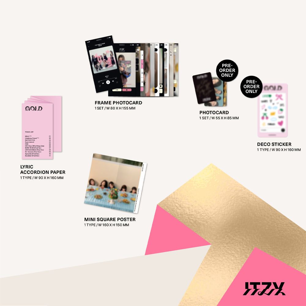 [PRE-ORDER] ITZY - GOLD (Phone Box Ver.) 9th Mini Album