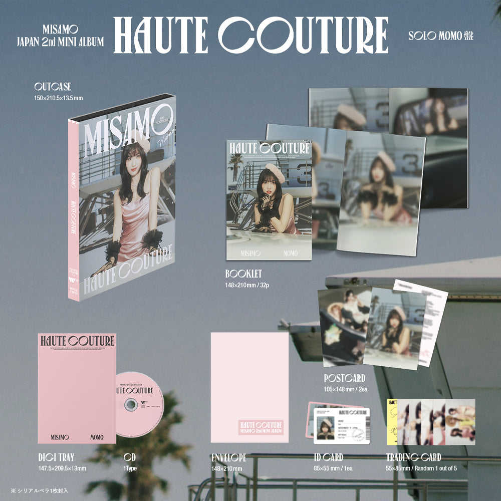 [PRE-ORDER] MISAMO - Haute Couture (Member Ver.) Japan 2nd Mini Album with WITHMUU POB