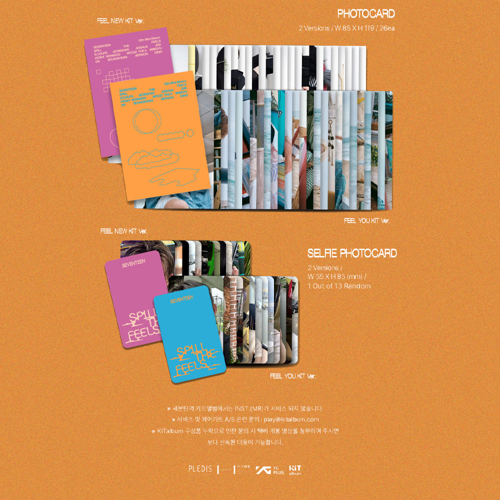 [PRE-ORDER] SEVENTEEN - Spill the Feels (KiT Ver.) 12th Mini Album