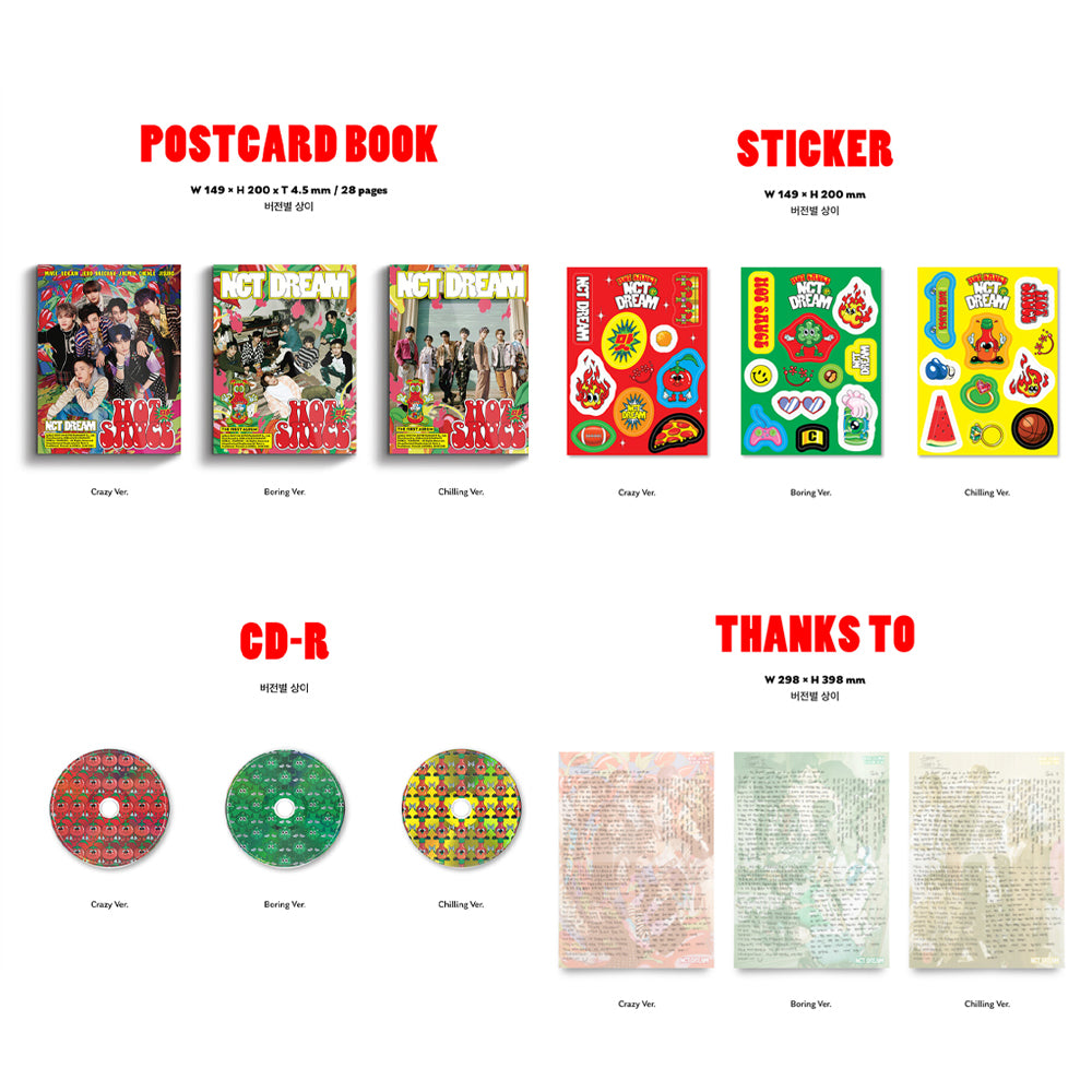 NCT DREAM - Hot Sauce (1st Full Album)