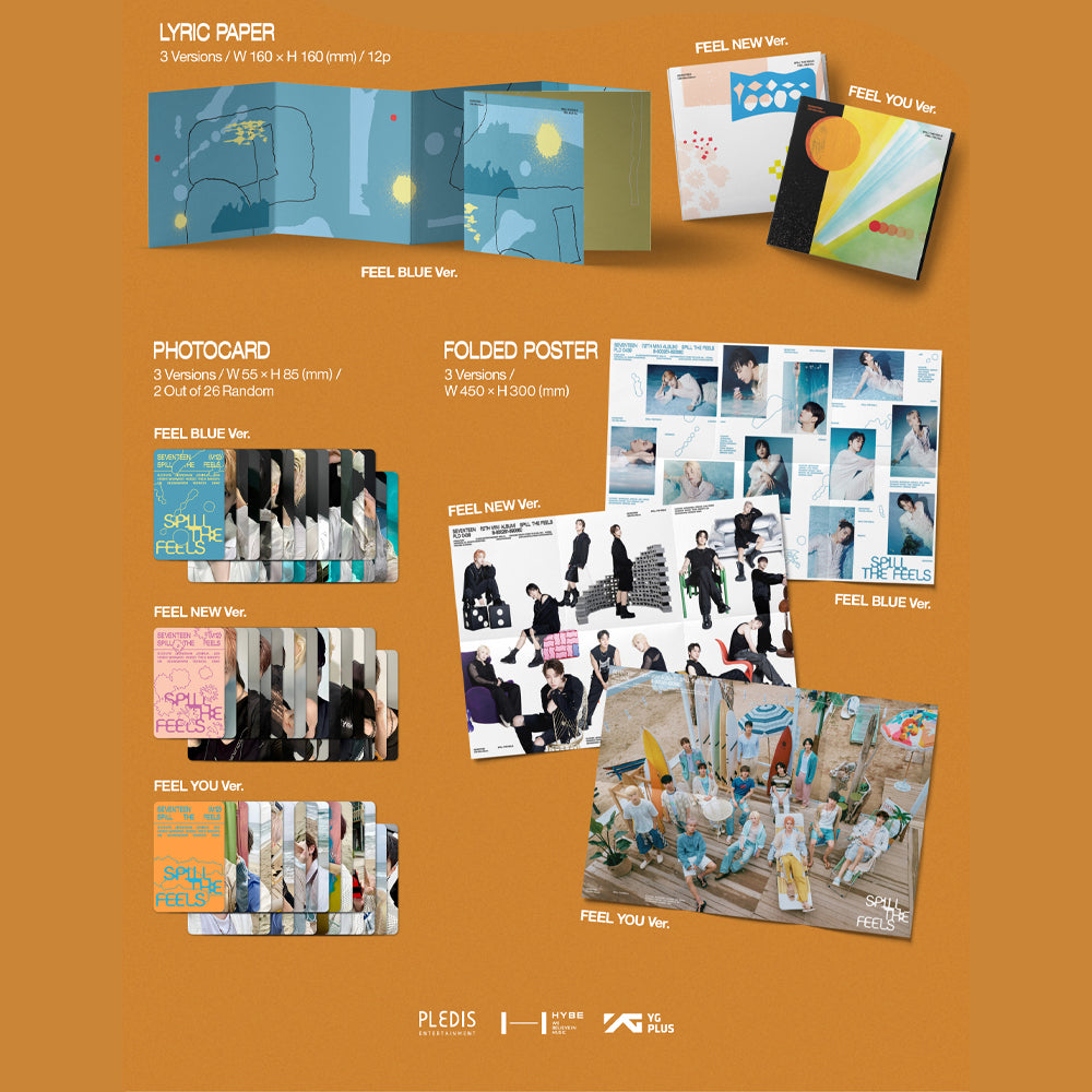 [PRE-ORDER] SEVENTEEN - Spill the Feels (Standard Ver.) 12th Mini Album