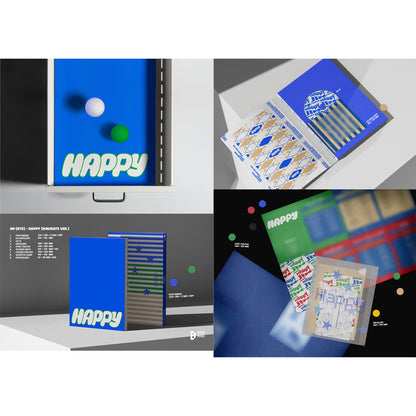 [PRE-ORDER] JIN - HAPPY (1st Solo Album)