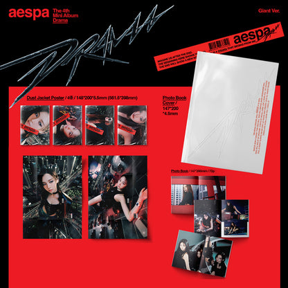 AESPA - Drama (Giant Ver.) 4th Mini Album