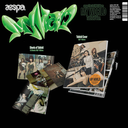 AESPA - My World (Tabloid Ver.) 3rd Mini Album