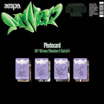 AESPA - My World (Tabloid Ver.) 3rd Mini Album