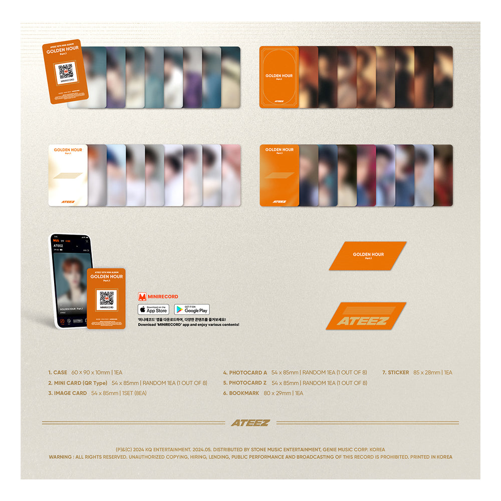 ATEEZ - Golden Hour Part. 1 (Platform Ver.) 10th Mini Album