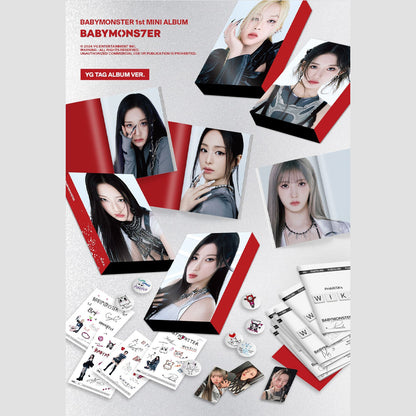 BABYMONSTER - BABYMONS7ER (YG Tag Ver.) 1st Mini Album